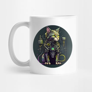 Cat Cyberpunk Futuristic - Love Cats Mug